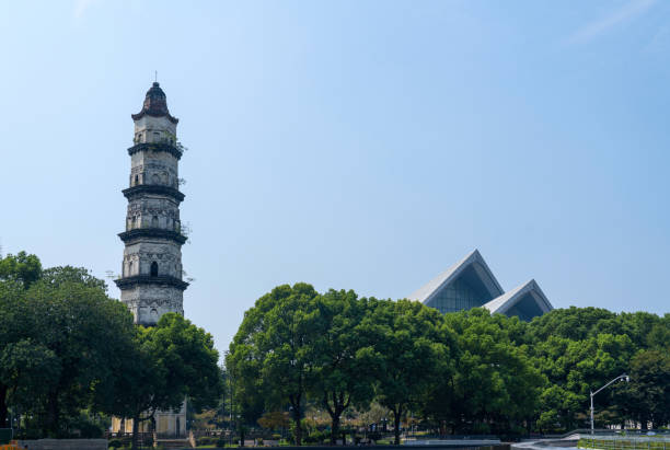 Dashan Temple Pagoda in Shaoxing, Zhejiang, China