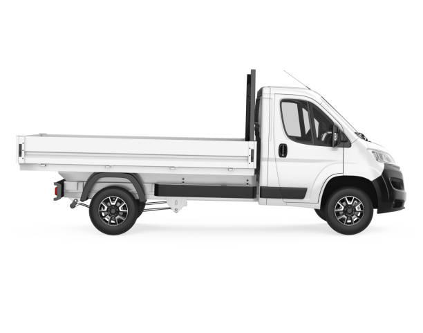 istock Flatbed Truck Isolated 2171722380