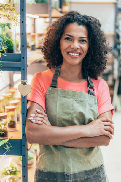 istock Beautiful flower shop owner 2171722807