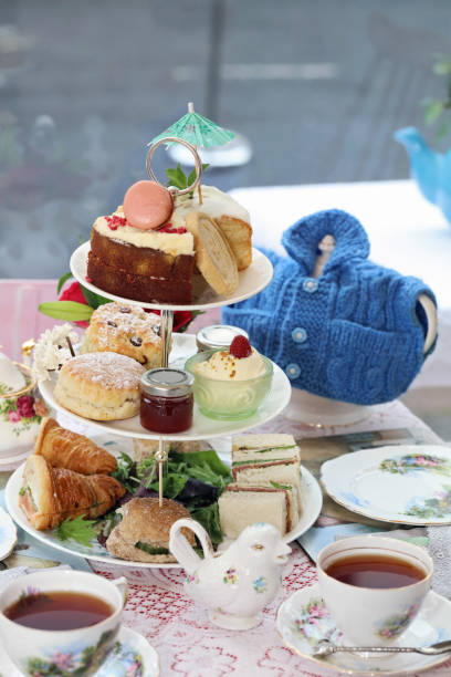 istock Traditional English Afternoon Tea room 2171723017