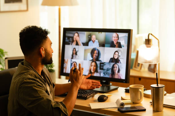 istock Small business owners have a late night meeting 2171723049