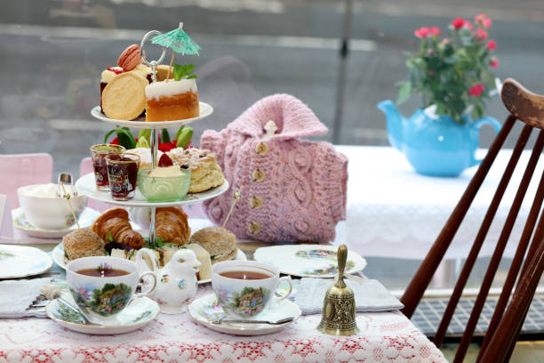 istock Traditional English Afternoon Tea room 2171724461