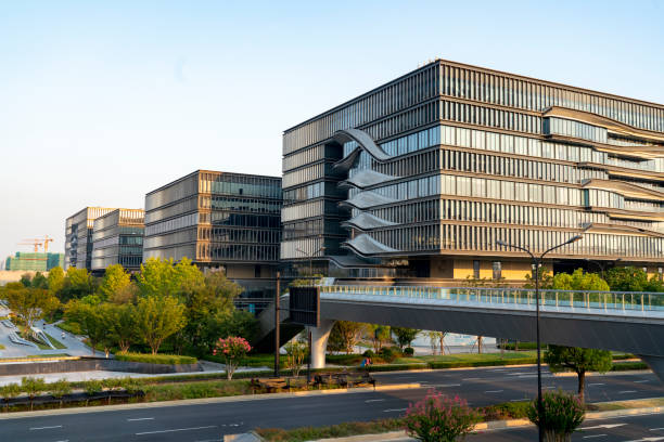 istock Digital Industrial Park in Hangzhou, China 2171724782