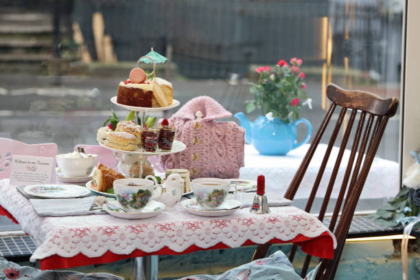 istock Traditional English Afternoon Tea room 2171726728