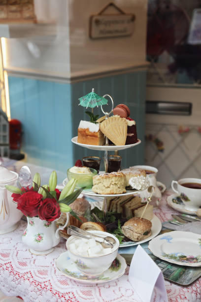 istock Traditional English Afternoon Tea room 2171727439
