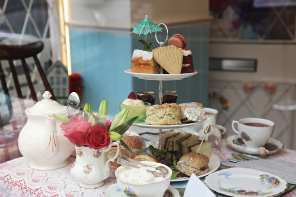 istock Traditional English Afternoon Tea room 2171727444