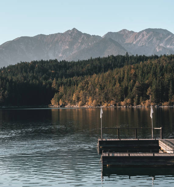 istock Jetty at Lake Eibsee, Germany. 2171728822