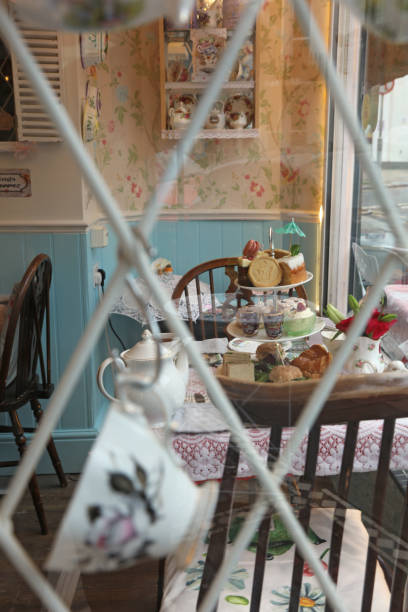 istock Traditional English Afternoon Tea room 2171729522