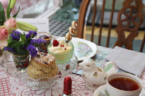 istock Traditional English Afternoon Tea room 2171729547