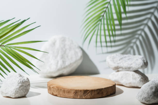istock Wooden podium for product 2171732049