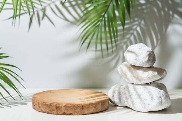 istock Wooden podium for product 2171732075
