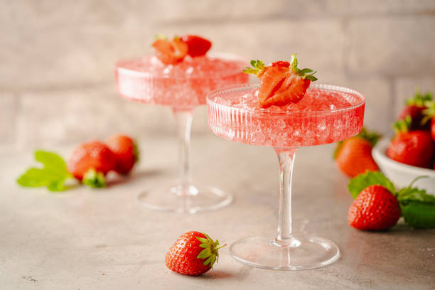 istock Strawberry cocktail in a glass 2171732165