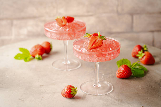istock Strawberry cocktail in a glass 2171732171