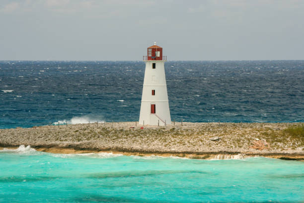 istock Hog Island Lighthouse in Nassau, Bahamas 2171751889