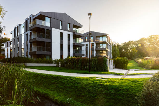 istock New houses construction. Residential house development 2171753447