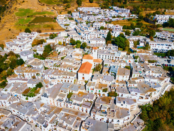istock Capileira village aerial panoramic view, Spain 2171753583