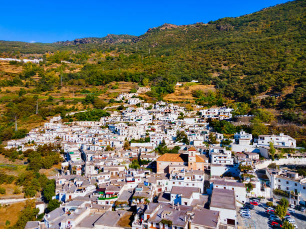 istock Pampaneira village aerial panoramic view in Spain 2171753592