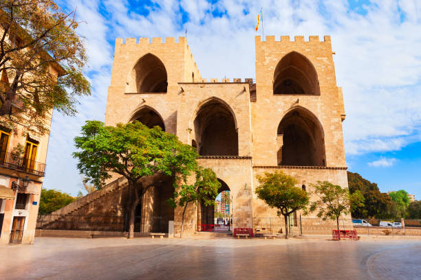 The Serrans Gate or Serranos Towers in Valencia