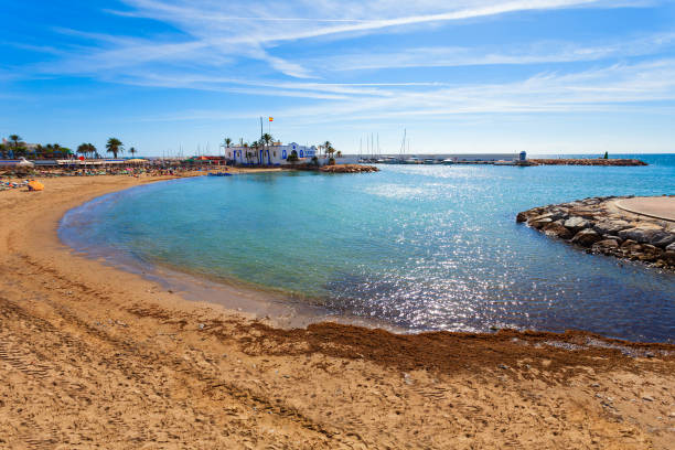 istock Marbella city beach panoramic view in Spain 2171758837