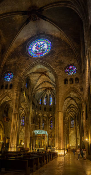 katedrála v gironě - girona - stock snímky, obrázky a fotky