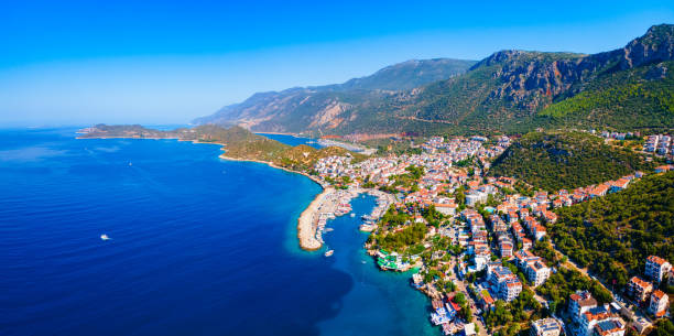 istock Kas city aerial panoramic view in Turkey 2171764806