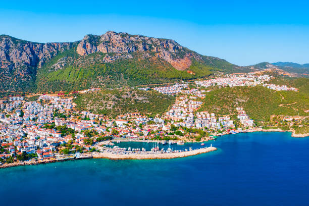 istock Kas city aerial panoramic view in Turkey 2171764851