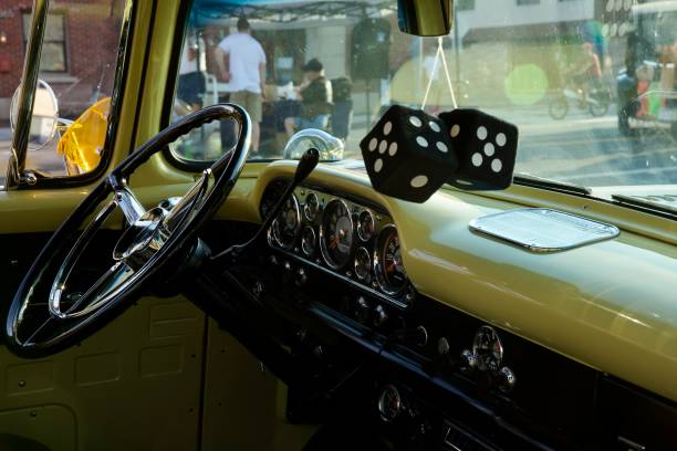 Close-up car dashboard, Car dashboard view