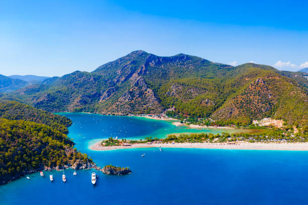 istock Blue Lagoon aerial panoramic view, Oludeniz beach 2171769143