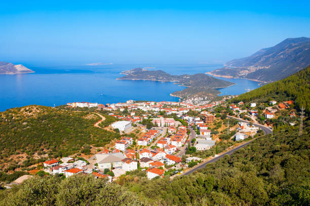 istock Kas city aerial panoramic view in Turkey 2171769716