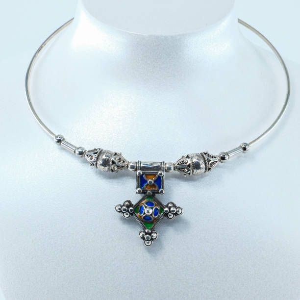 istock A necklace with a cross symbol 2171772497