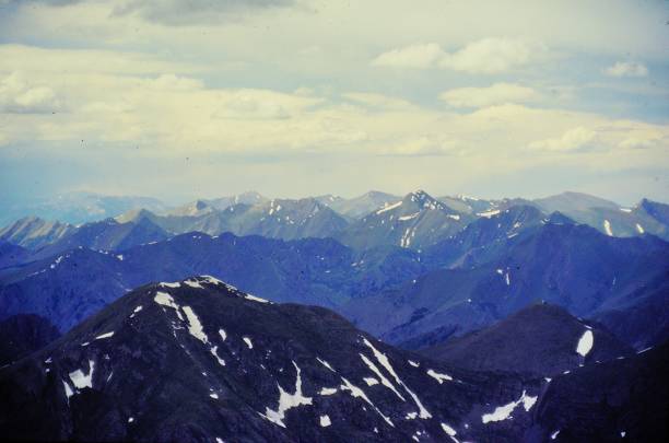 Climbing Crestone Peak, Crestone Needle, Kit Carson Peak, and Mount HUmbolt IN the Sangre De Cristo Mountains Colorado July 1982