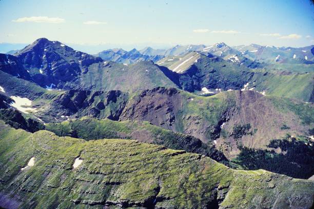 istock Climbing Crestone Peak, Crestone Needle, Kit Carson Peak, and Mount HUmbolt IN the Sangre De Cristo Mountains Colorado July 1982 2171786905