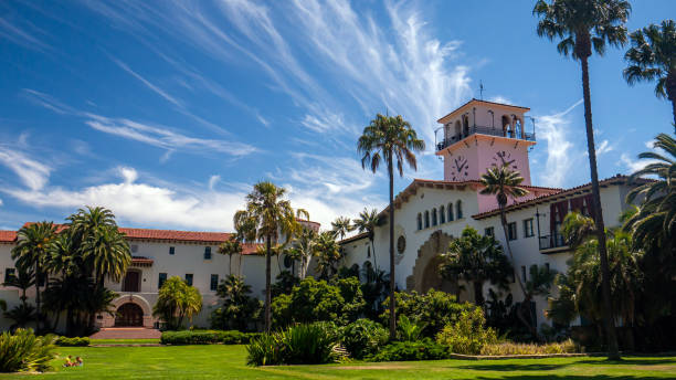 istock Santa Barbara County Courthouse and Clock Tower 2171788078