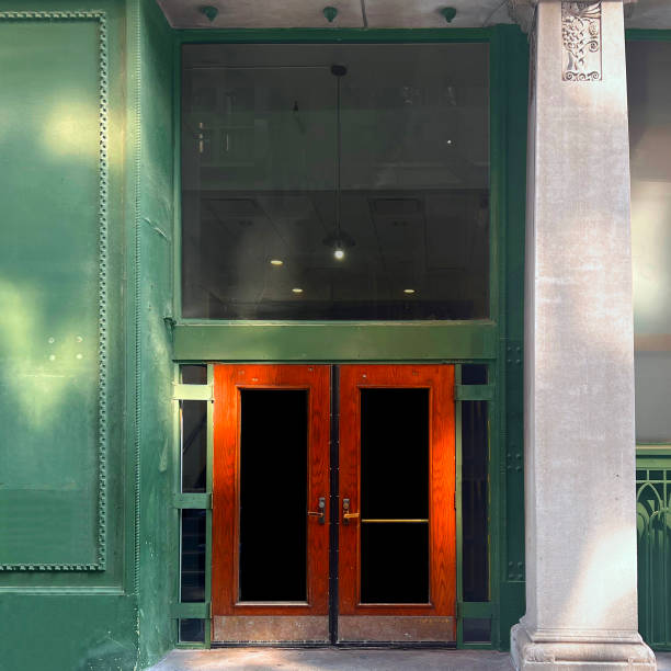 istock Green Doorway Chicago 2171791484