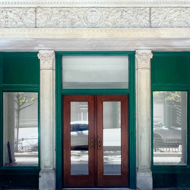 istock Green Doorway Chicago 2171791633