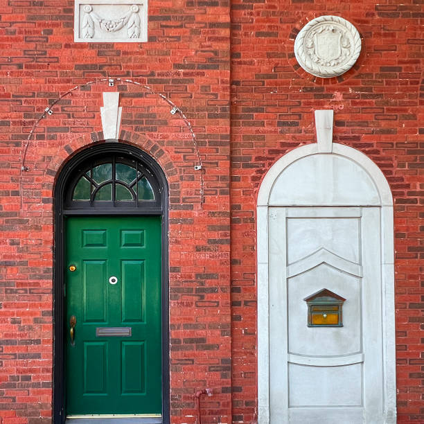 istock Green Doorway Chicago 2171796168