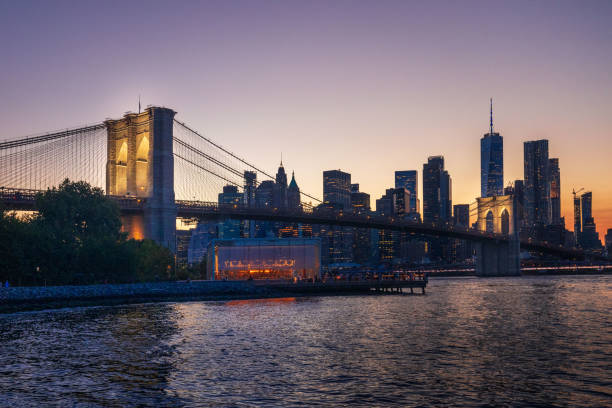 istock The Brooklyn Bridge, Freedom Tower and Lower Manhattan on 9/11 2171825865