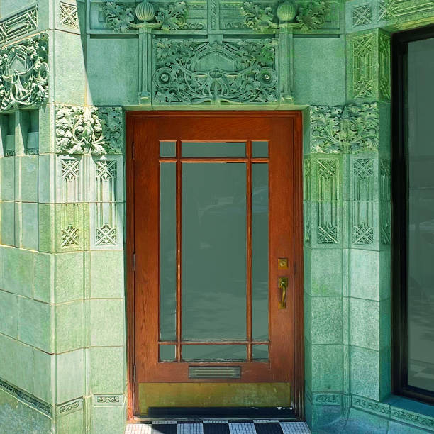 istock Green Doorway Chicago 2171834078