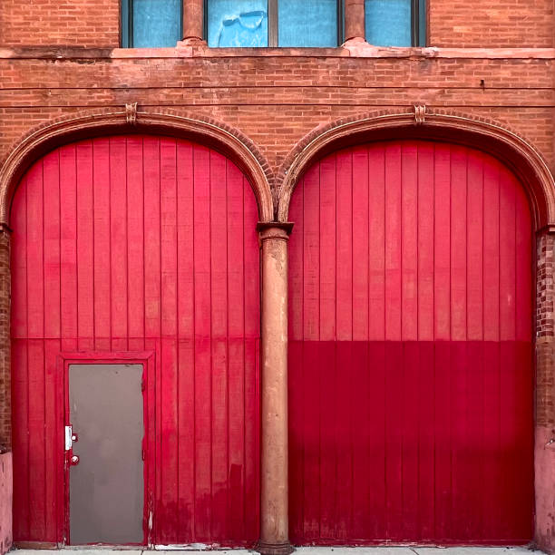 istock Red Doorway Chicago 2171838563