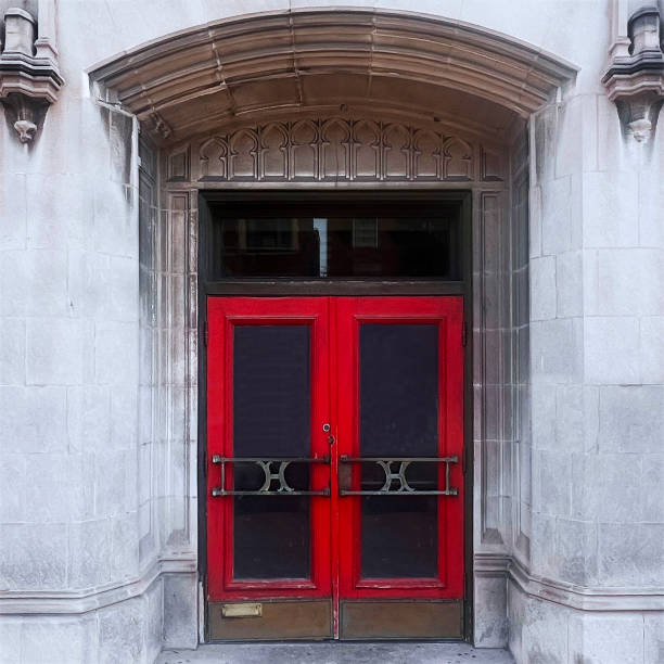 istock Red Doorway Chicago 2171843309