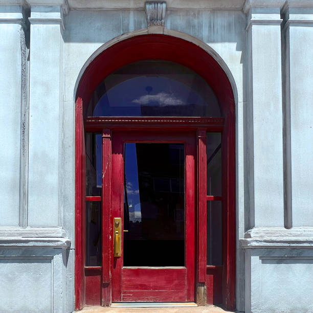 istock Red Doorway Chicago 2171844685