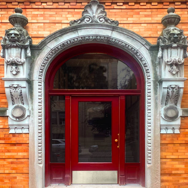istock Red Doorway Chicago 2171844694