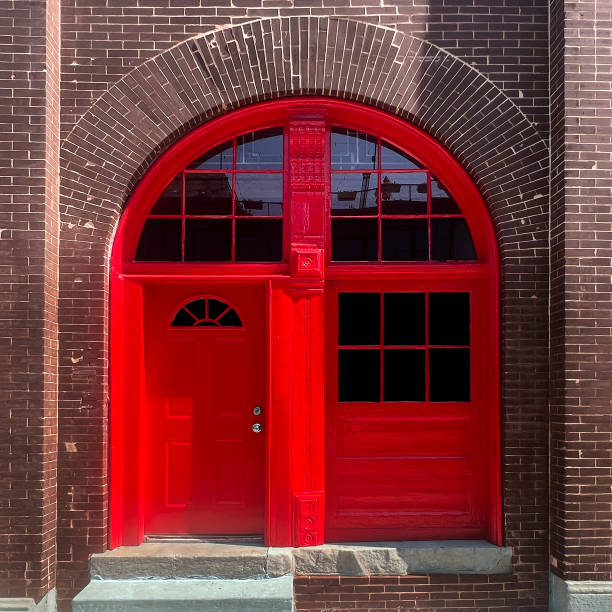 istock Red Doorway Chicago 2171844717