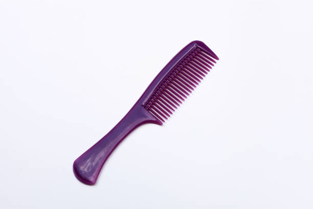 Woman's hair comb isolated on white background