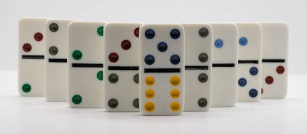 istock Dominoes in a Line 2171863368