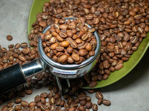 istock Freshly Roasted Arabica Coffee Beans, Exuding an Enticing Aroma 2171864062