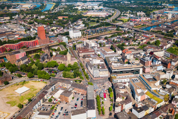 istock Duisburg city skyline in Germany 2171865258