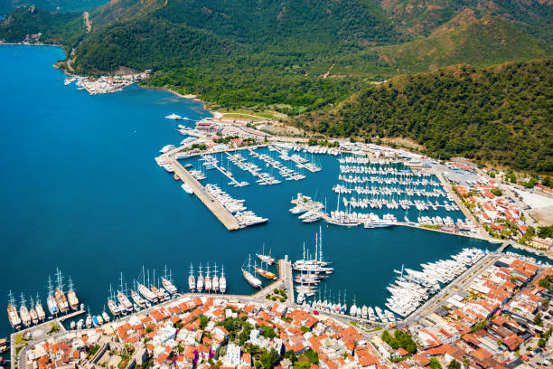 istock Marmaris aerial view in Turkey 2171865372