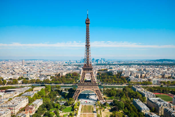 istock Eiffel Tower aerial view, Paris 2171865395