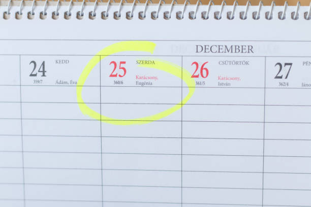 istock calendar with Christmas date 2171874012
